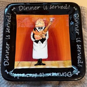 Certified International Dinner is Served 11" plate - server with bread image